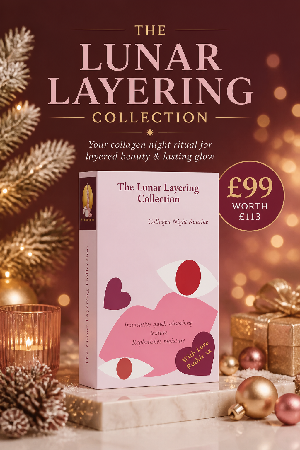 The Lunar Layering Collection - Collagen Night Routine Collection Box