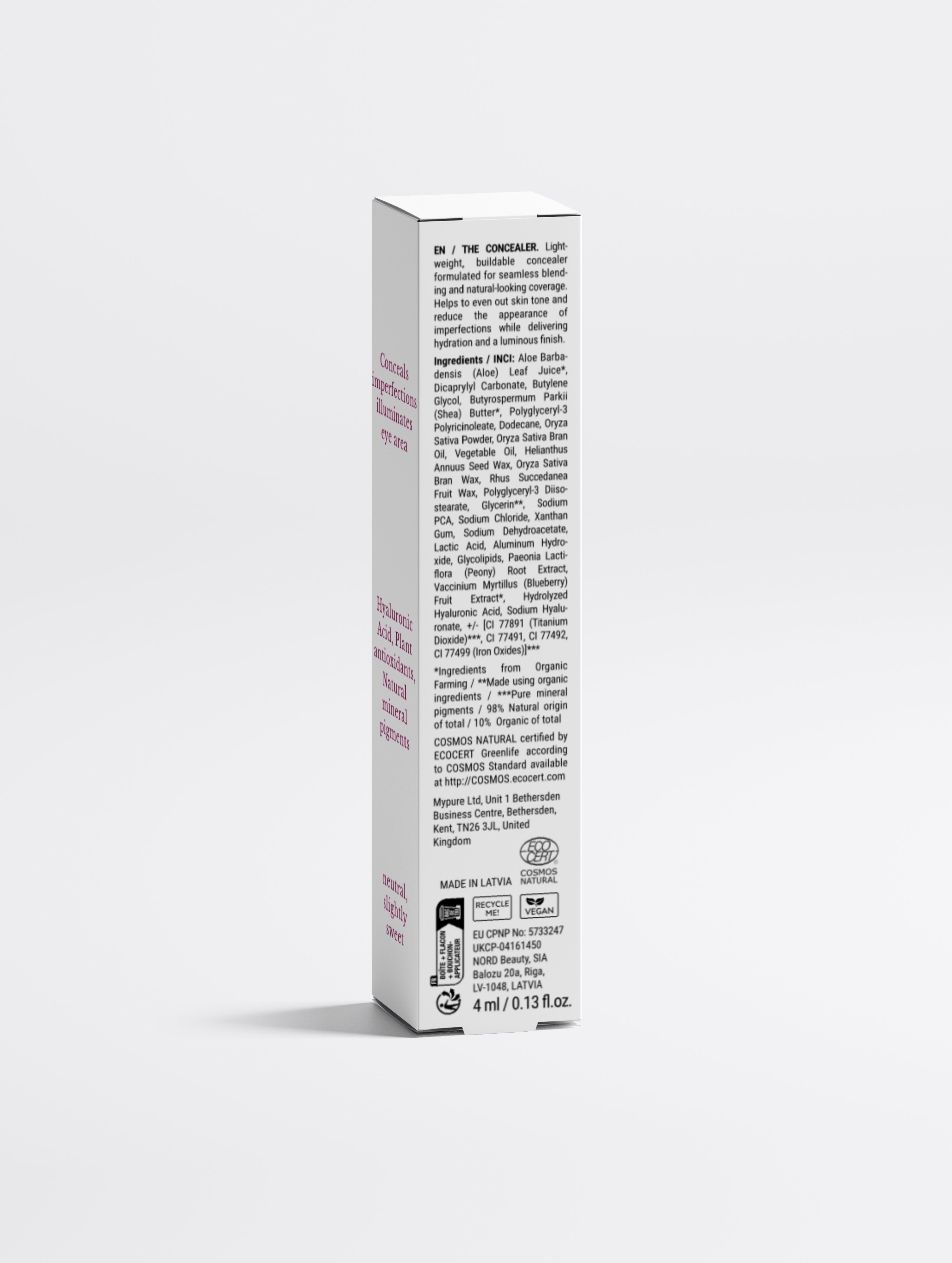 The Satin Blur Correcting Concealer, Sol 20 Medium Warm